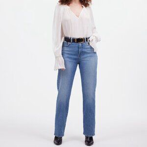 Madewell - The Curvy '90s Straight Jean - Size 27 Curvy - Rondell Wash